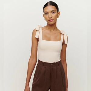 Reformation Canyon Tie Strap Knit Tank
